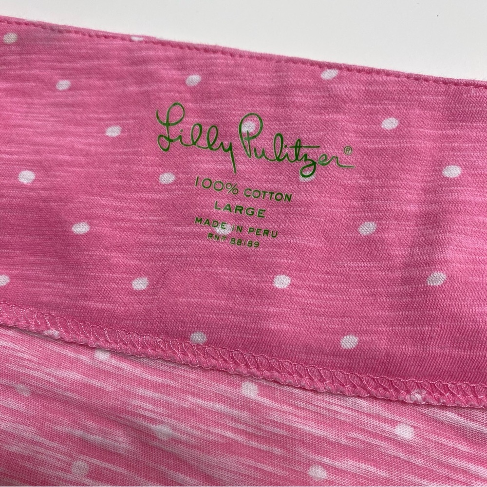 Lilly Pulitzer Cassie Cotton Scoop Neck Dot Dress - Picture 6 of 8